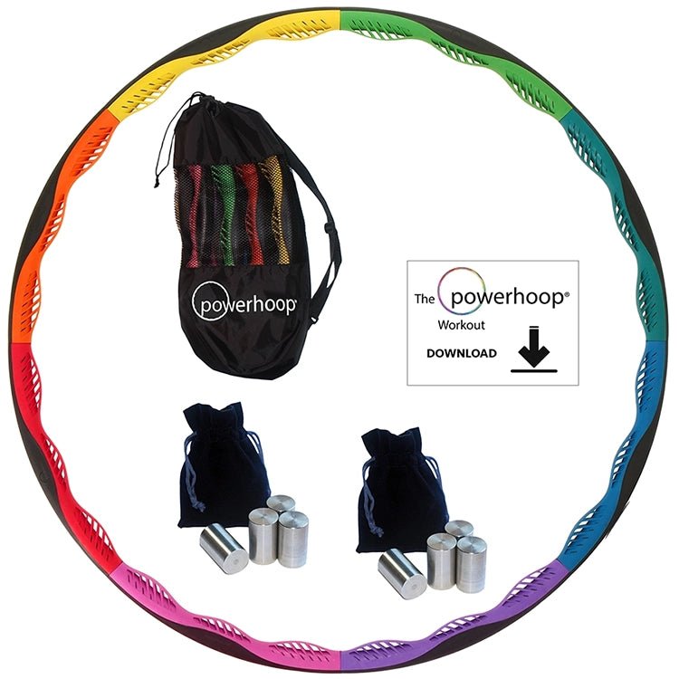 Powerhoop Deluxe Weighted Hula Hoop - 2.2kg